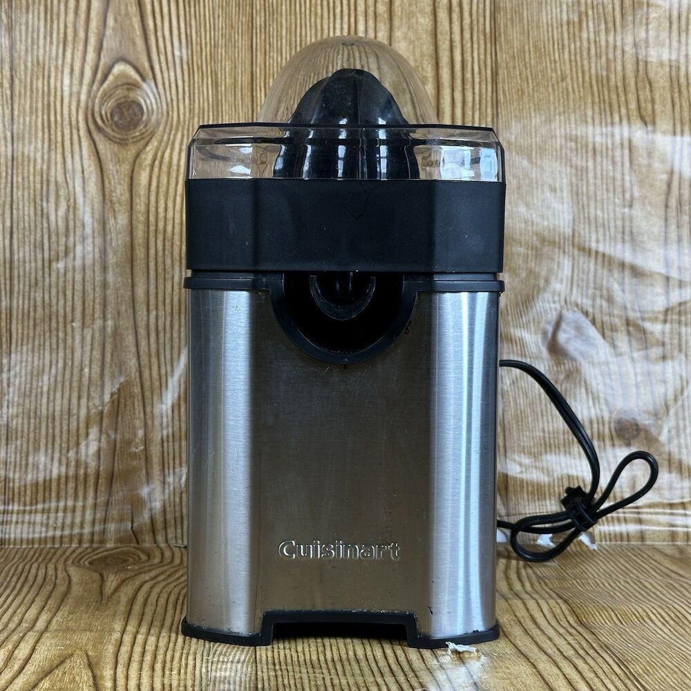 Cuisinart Citrus Juicer    Brushed Stainless.  Model CCJ-500 Tested